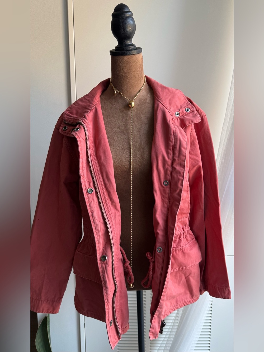 Madewell Anorak Prospect Cotton Drawstring Jacket
